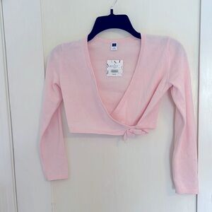 Janie and Jack Cropped Wrapped Cardigan. NWT.
